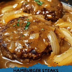 Emily's Kitchen
Hamburger Steaks with Onion Gravy 🍔🍲