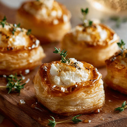 Goat Cheese And Honey Bites