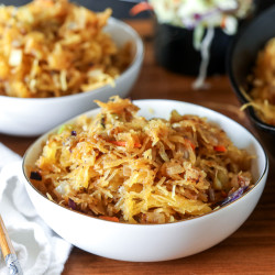 Spaghetti Squash Chow Mein