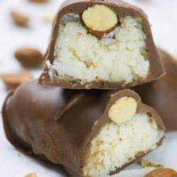 Homemade Chocolate Coconut Candy Bars