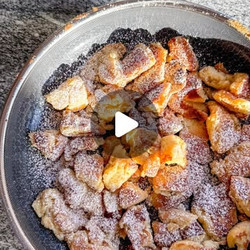 Austrian Kaiserschmarren. Easy dessert brunch must