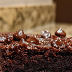 Flourless Double Chocolate Cottage Cheese Brownies