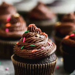 Chocolate Cupcakes With Chocolate Buttercream Frosting