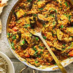 Vegan Aubergine Curry