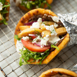 Ground Beef Gyros (smash Gyros!)