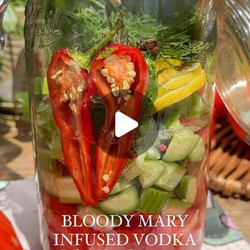 Bloody Mary Infused Vodka