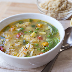 Chicken Soup With Spring Veggies