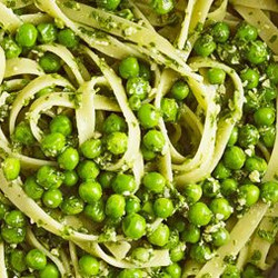 Tagliatelle With Peas And Summer Green Pesto