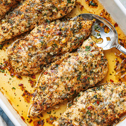 Garlic Parmesan Chicken Bake