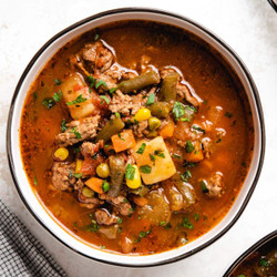 Instant Pot Hamburger Soup