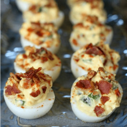 Bacon Jalapeno Deviled Eggs