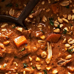 West African-inspired Chicken &amp; Peanut Stew