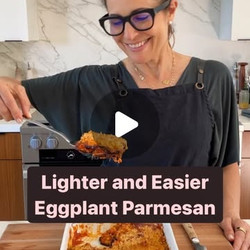 Lighter + Easier Eggplant Parmesan