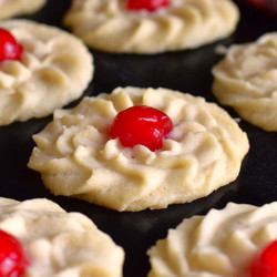 Whipped Shortbread Cookies