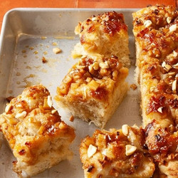 Caramel Apple Custard Focaccia