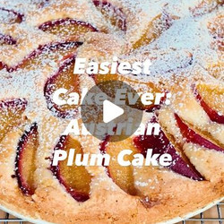 Austrian Plum Cake (zwetschgenkuchen)