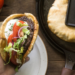Venison Smash Gyros