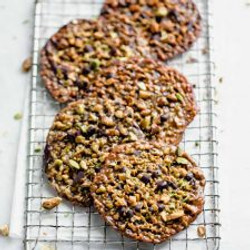 Homemade Pistachio Lace Cookies
