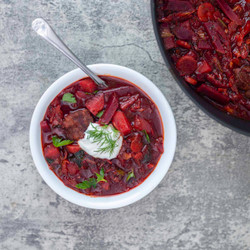 Traditional Ukrainian Borscht Recipe