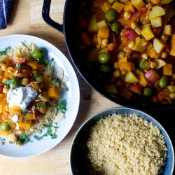 Squash And Chickpea Moroccan Stew