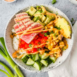 Seared Tuna Poke Bowl