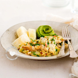 Bacalao Con Huevo [recipe + Video] Codfish Withegg