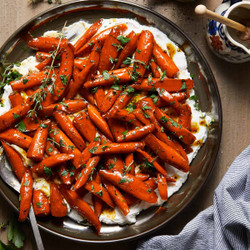 Brown Sugar Honey Glazed Carrots