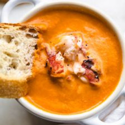 Lightened Up Lobster Bisque