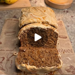 Salted Caramel Carrot Cake Banana Bread