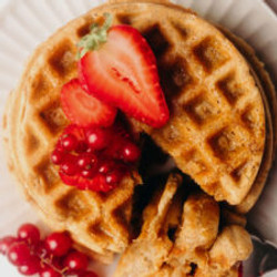 Simple Vegan Protein Waffles (gluten-free)