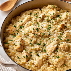 Classic Garlic Parmesan Chicken And Rice