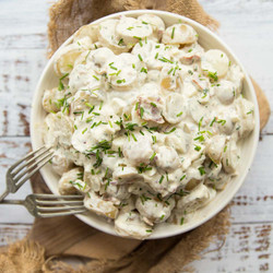 Creamy Potato Salad With Bacon