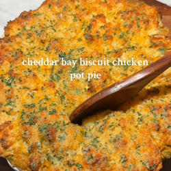 Cheddar Bay Biscuit Chicken Pot Pie