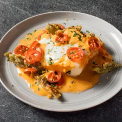 Poached Fish Fillets With Sherry-tomato Vinaigrette