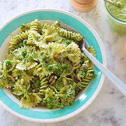 Pasta, Pesto, And Peas