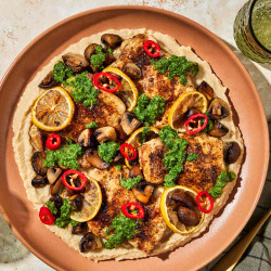 Sheet-pan Chicken With White Beans &amp; Mushrooms