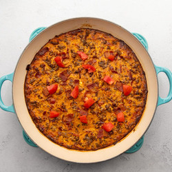 Easy Keto Cheeseburger Casserole In One Skillet