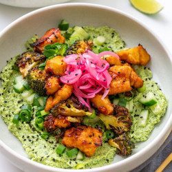 Gochujang Broccoli Tofu Bowl
