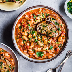 Vegan Instant Pot White Bean Stew