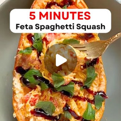 Baked Feta Spaghetti Squash