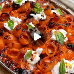 Baked Vodka Pasta With N'duja And Stracciatella