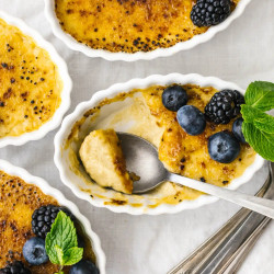 Coconut Crème Brûlée (dairy-free)