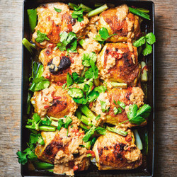 Chicken With Peanuts, Chilli And Coconut
