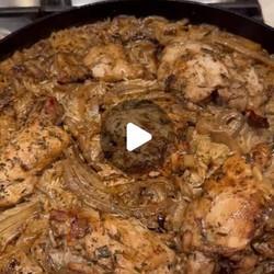 One Pan French Onion Chicken W/ Rice