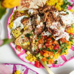 Mediterranean Chicken Rice Bowls