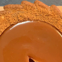 Salted Caramel Biscoff Cheesecake