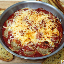 Meatball Bake With Ciabatta Dipping Toast