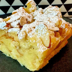 Almond Croissant Bread Pudding