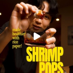 Rice Paper Shrimp Pops