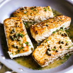 Halibut Piccata